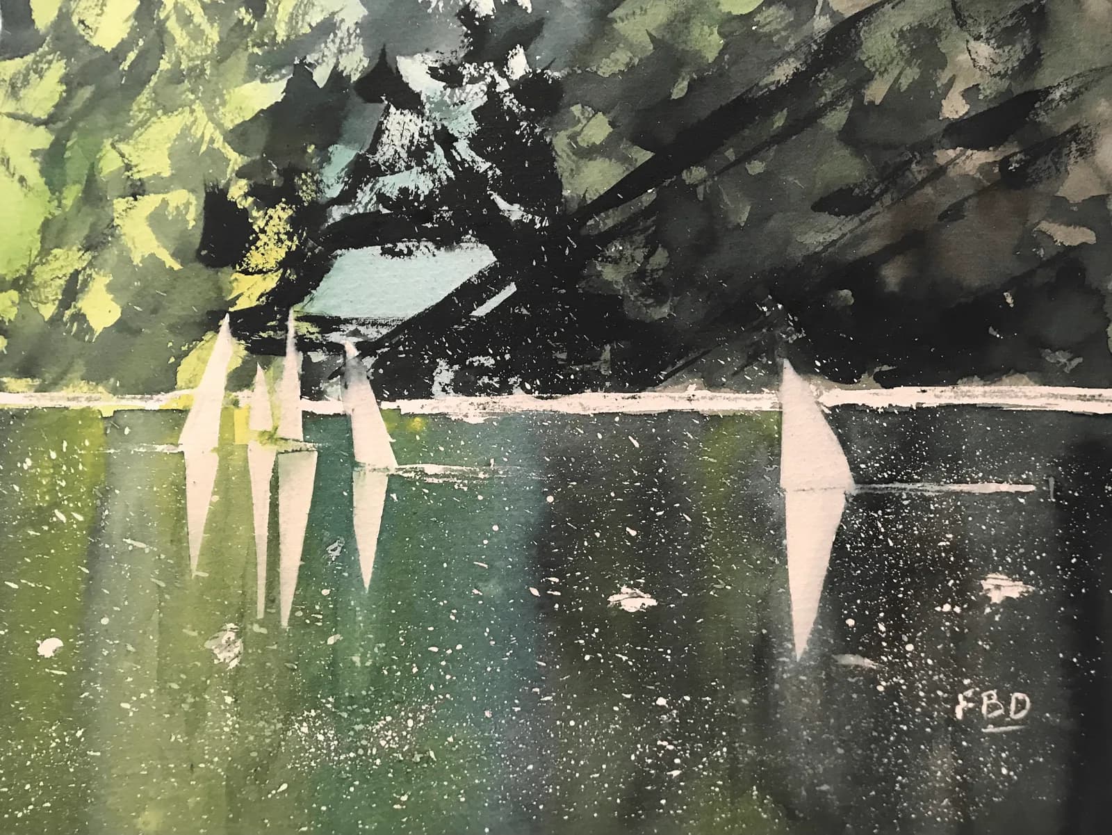 aquarelle central park new york juillet 2021