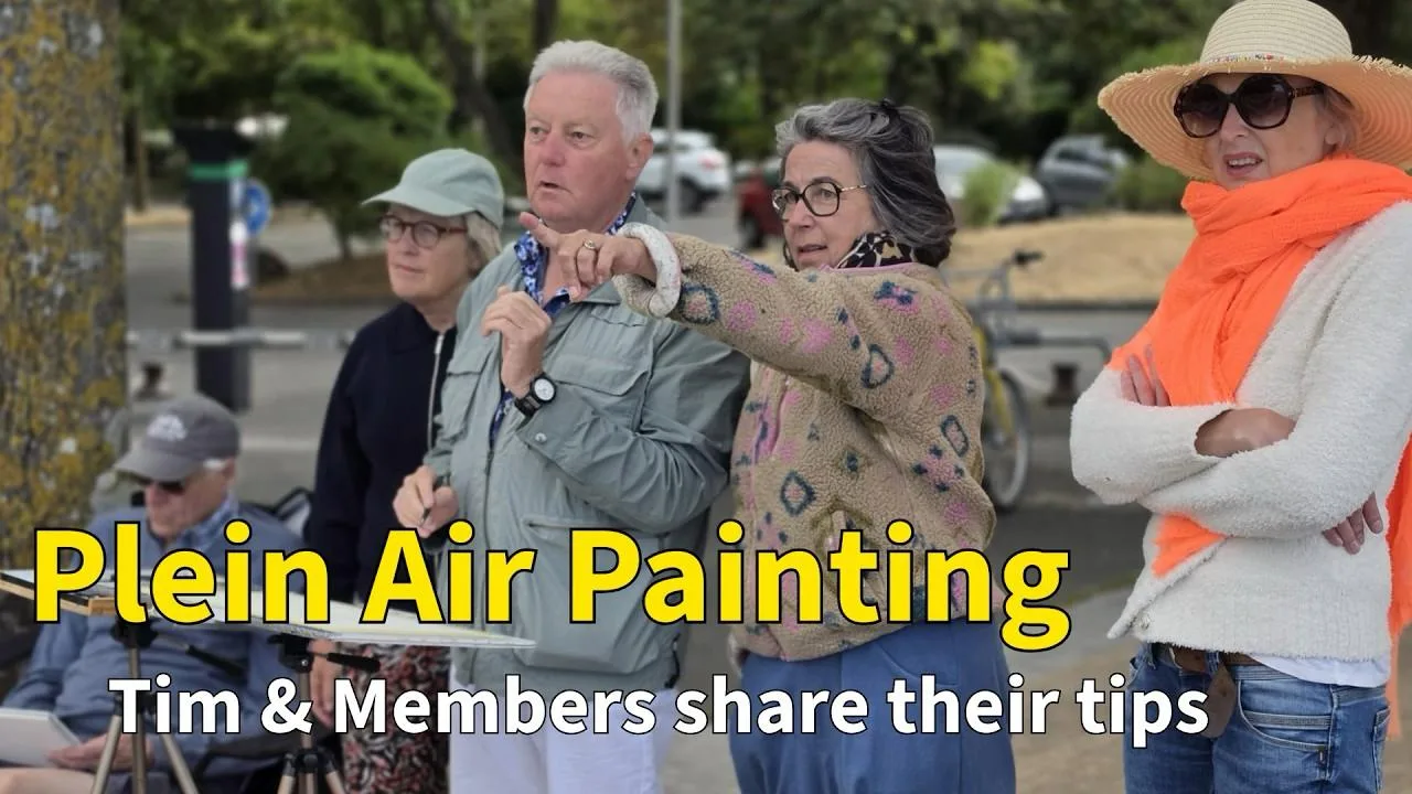 Atelier en plein air à La Rochelle avec Tim Wilmot