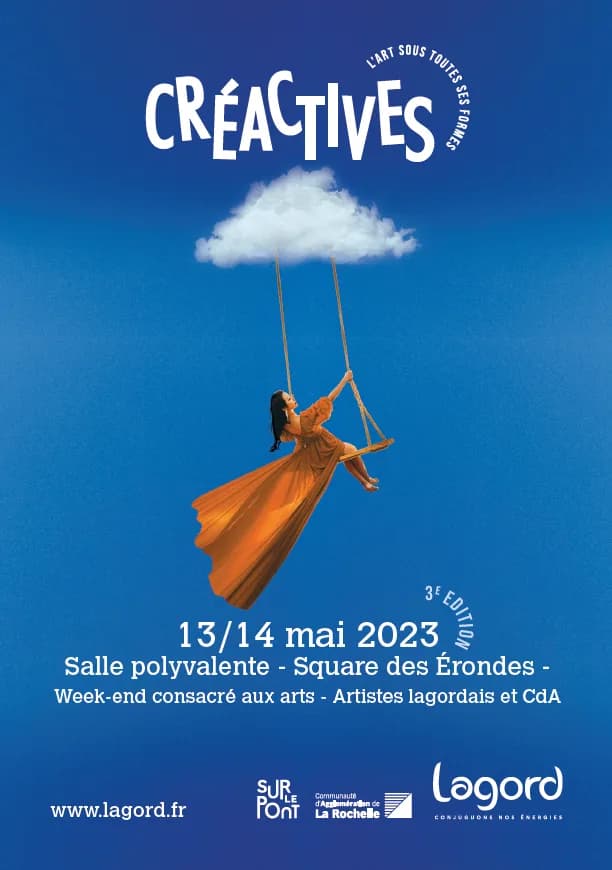 affiche exposition Créactives à Lagord