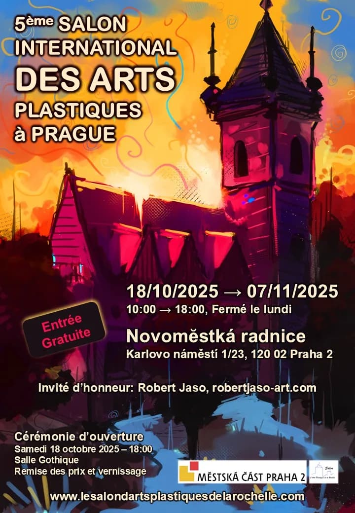 affiche exposition à Prague