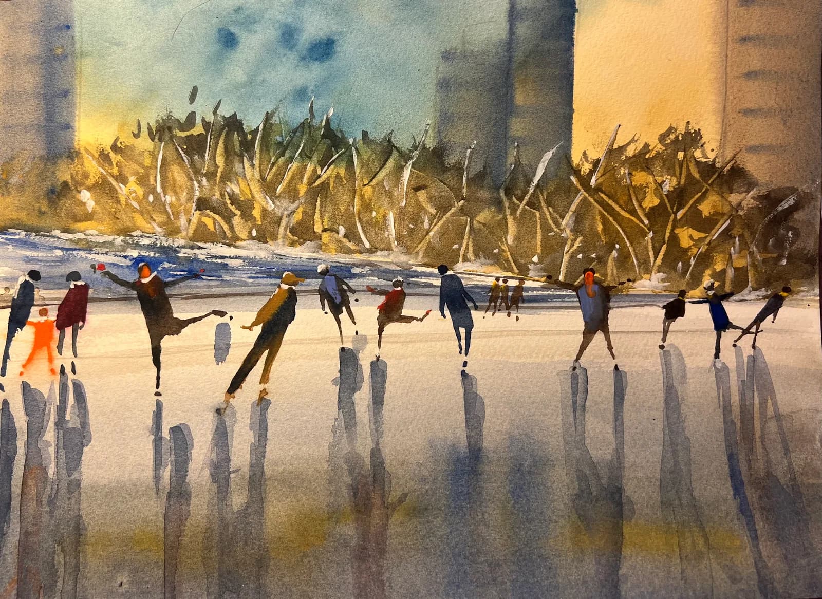 aquarelle boston usa novembre 2024
