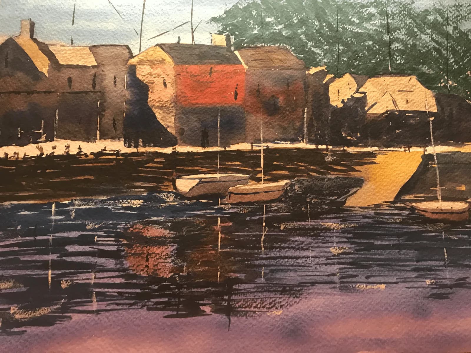 aquarelle cornouailles nevembre 2020