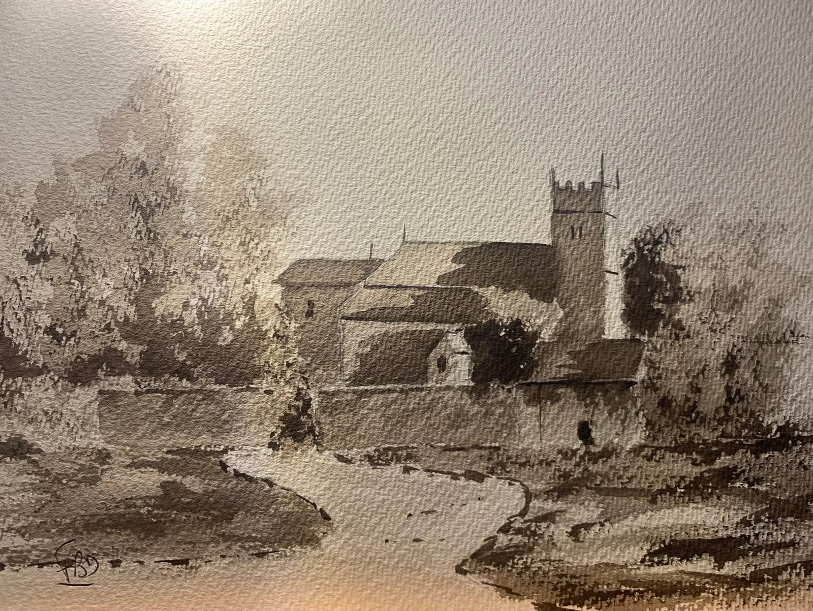 aquarelle ecosse decembre 2023