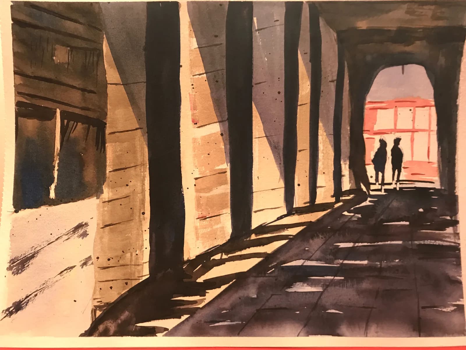 aquarelle madrid fevrier 2020