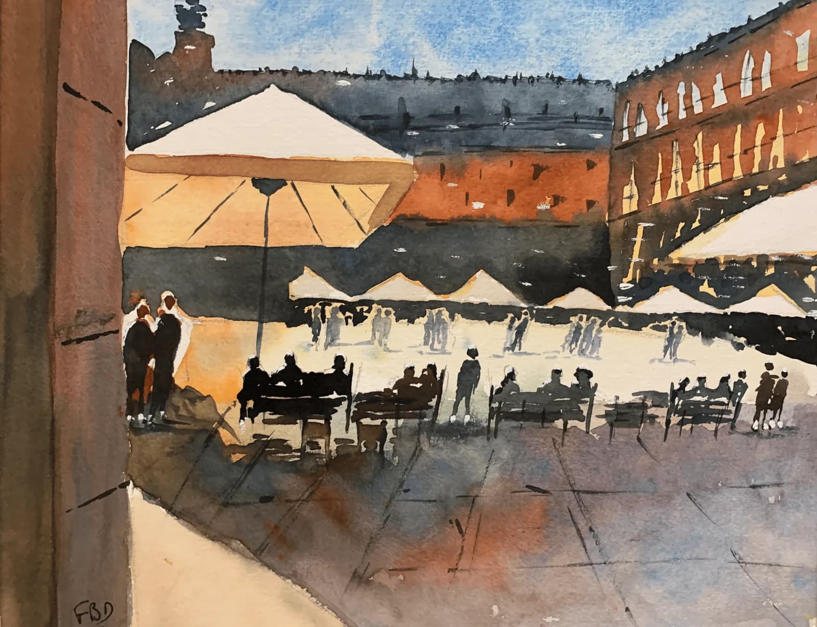 aquarelle toulouse janvier 2022