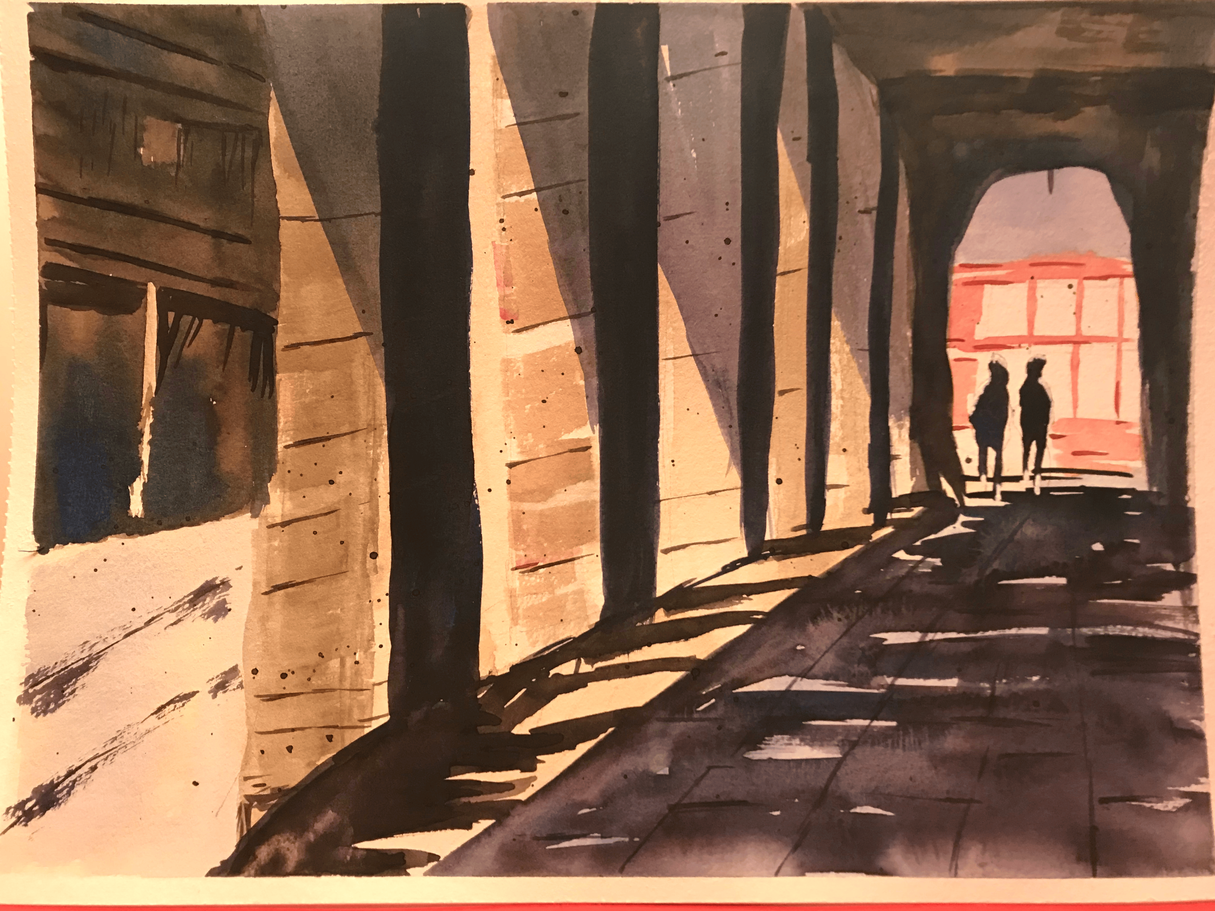 aquarelle madrid fevrier 2020